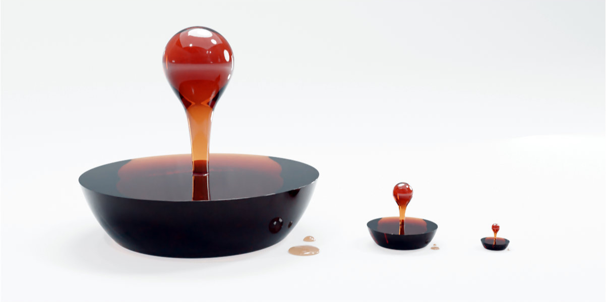 Liquid Works Material with Auto Dimensions