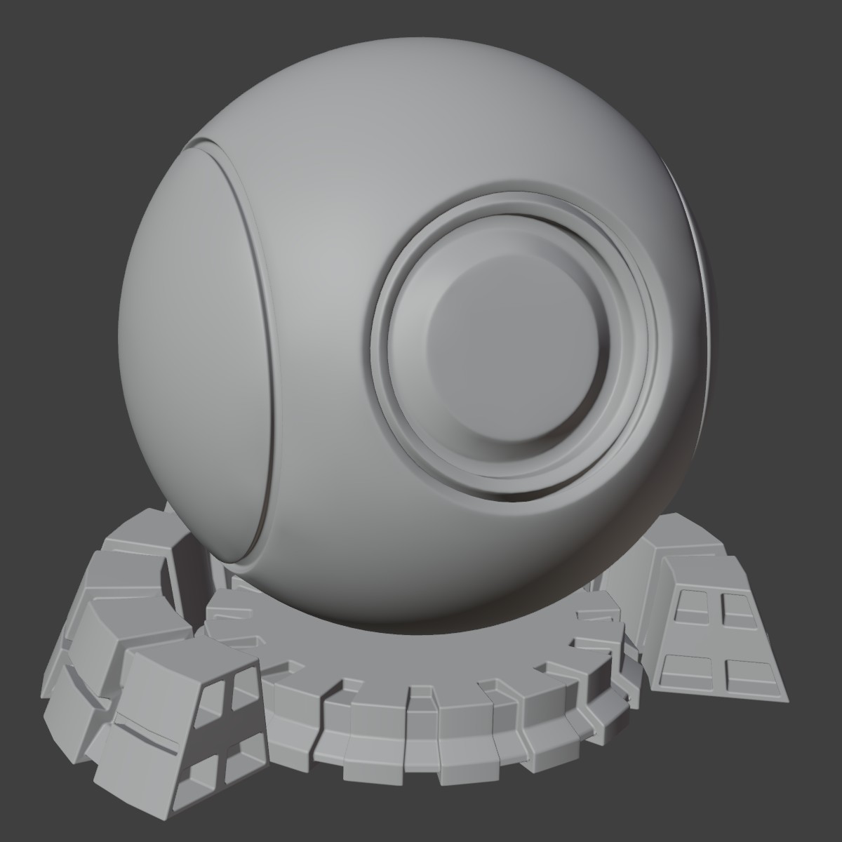 Sanctus Library Clay Render